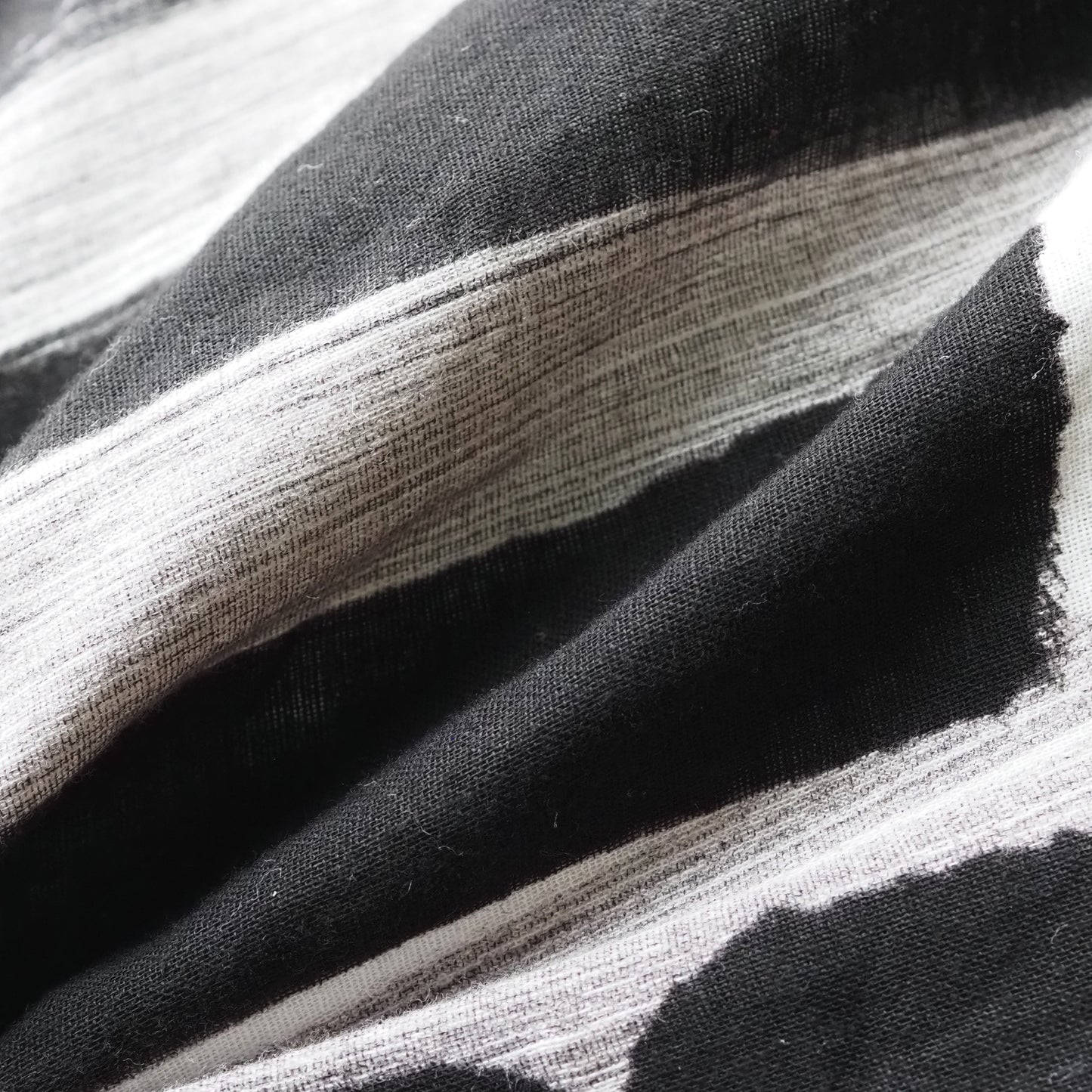 Bamboo Forest Double-gauze Cotton Top Charcoal Black