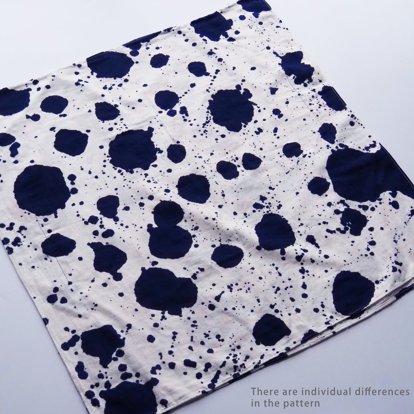 Mossy Garden Double-gauze Cotton Top Dark Blue