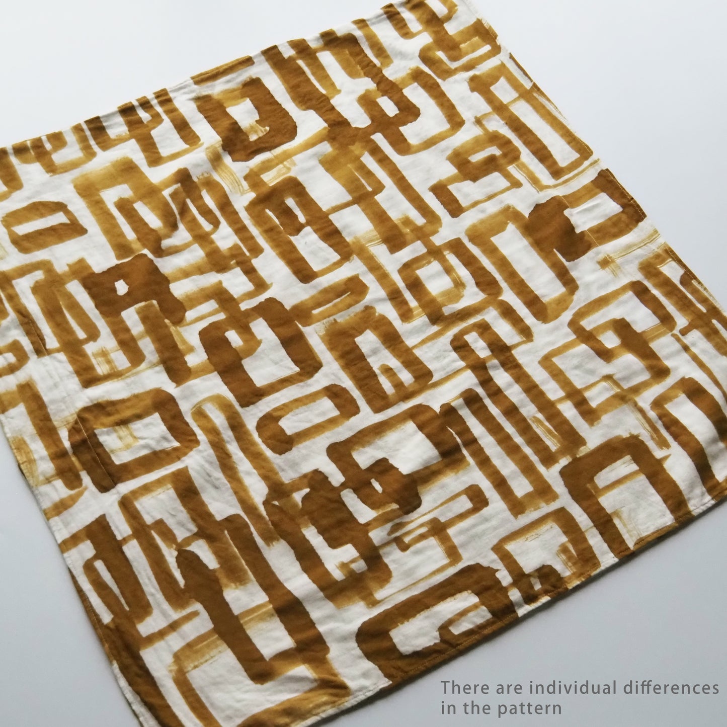 Stone Paving Double-gauze Cotton Top Mustard